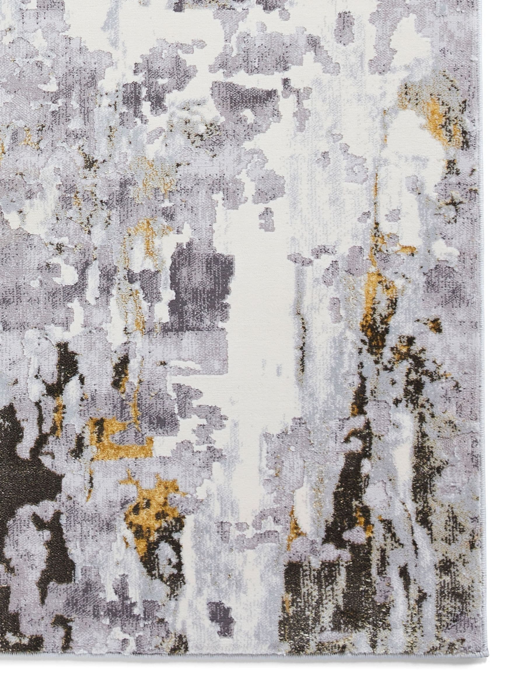 Think Rugs Grey Apollo GR580 modern abstract rug (British brand)