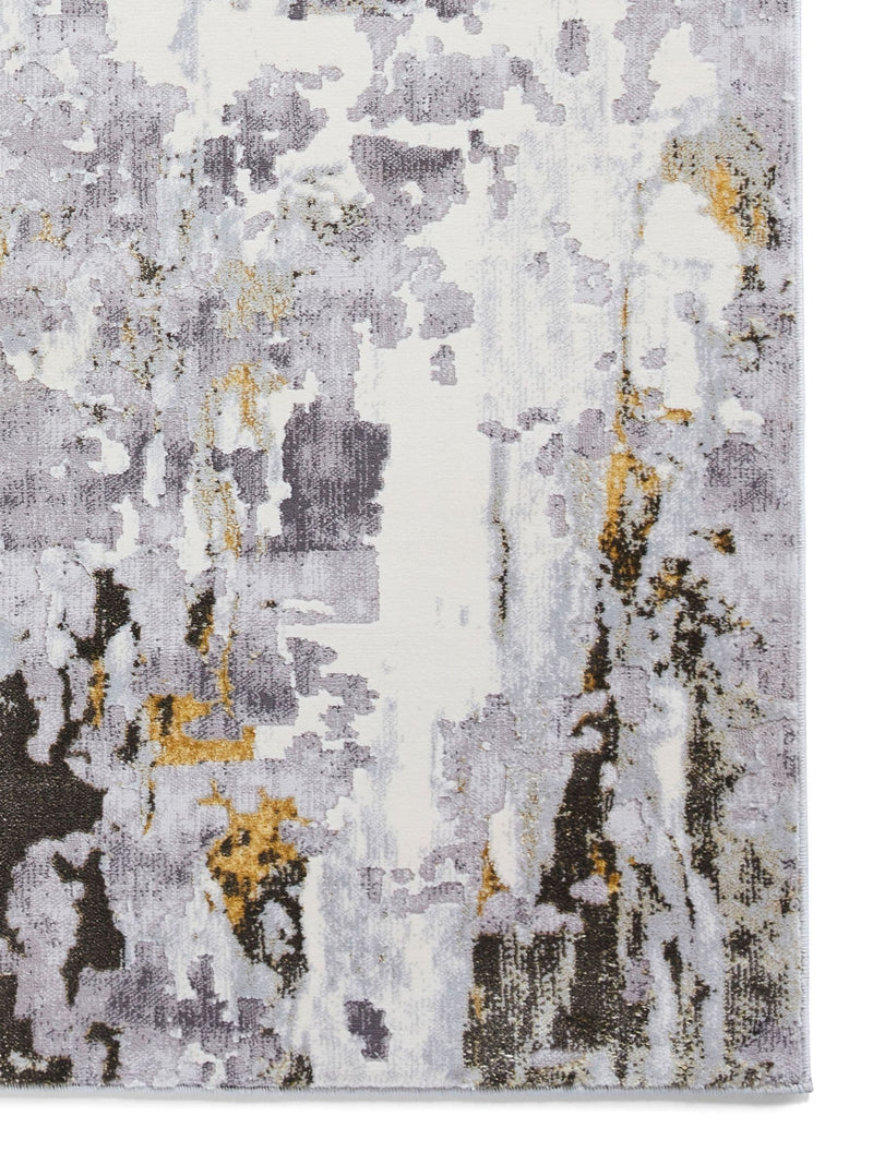 Think Rugs Grey Apollo GR580 modern abstract rug (British brand)