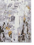 Think Rugs Grey Apollo GR580 modern abstract rug (British brand)