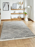 Think Rugs Grey Boho 5413 Berber Rug