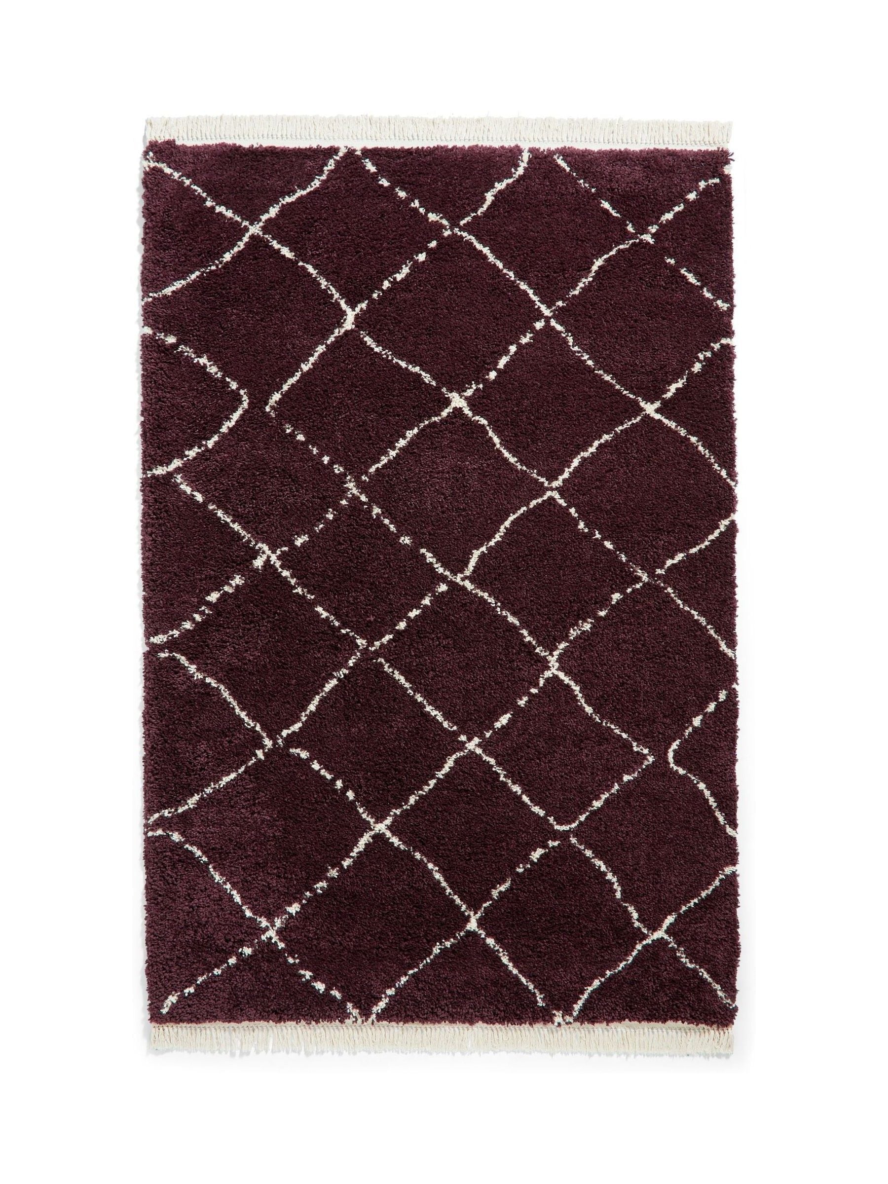 Think Rugs Purple Boho Berber rug, UK version