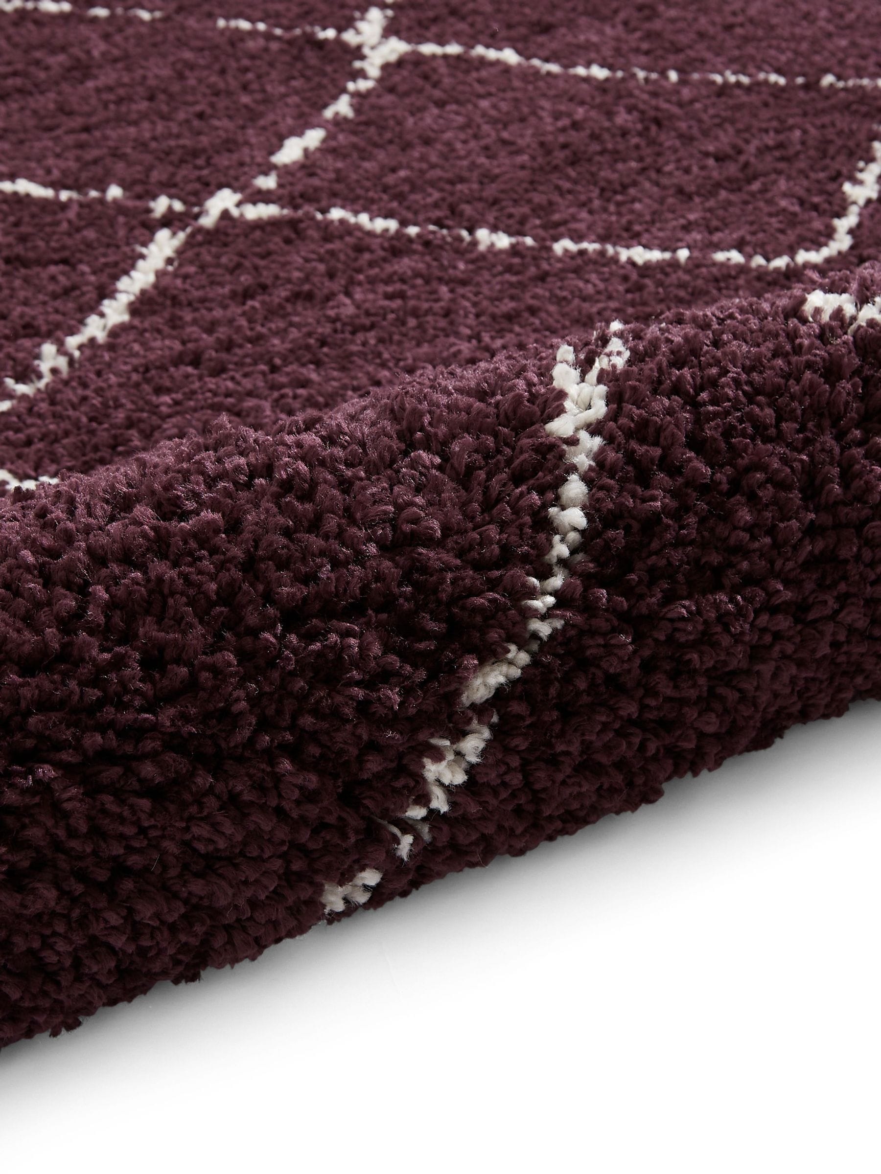 Think Rugs Purple Boho Berber rug, UK version