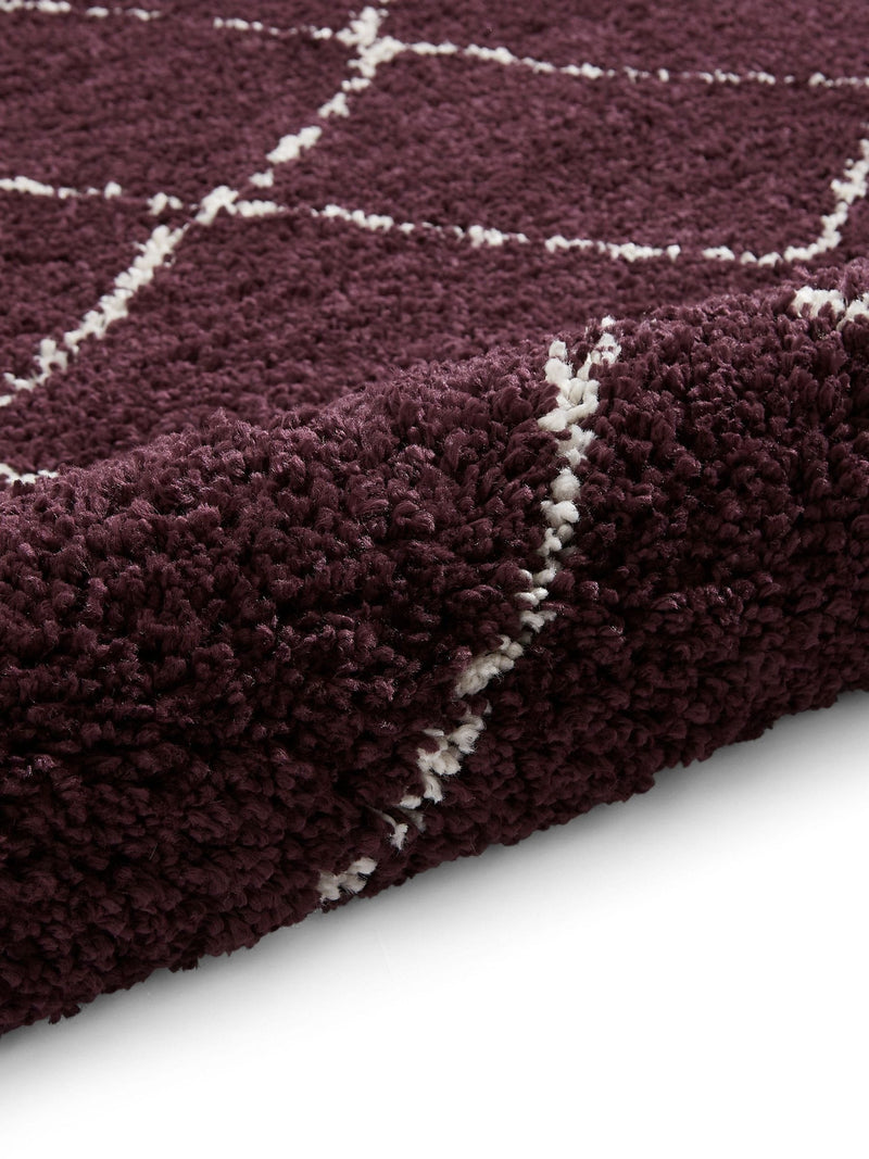 Think Rugs Purple Boho Berber rug, UK version