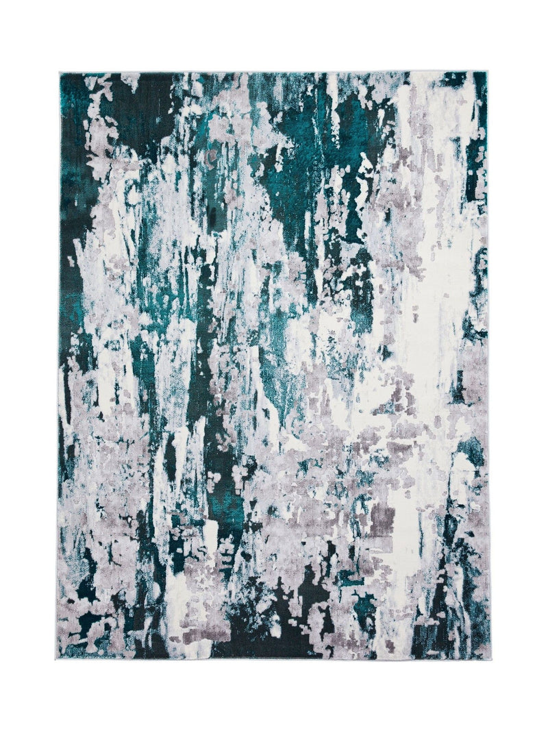 Think Rugs Apollo grey abstract rug (British brand)