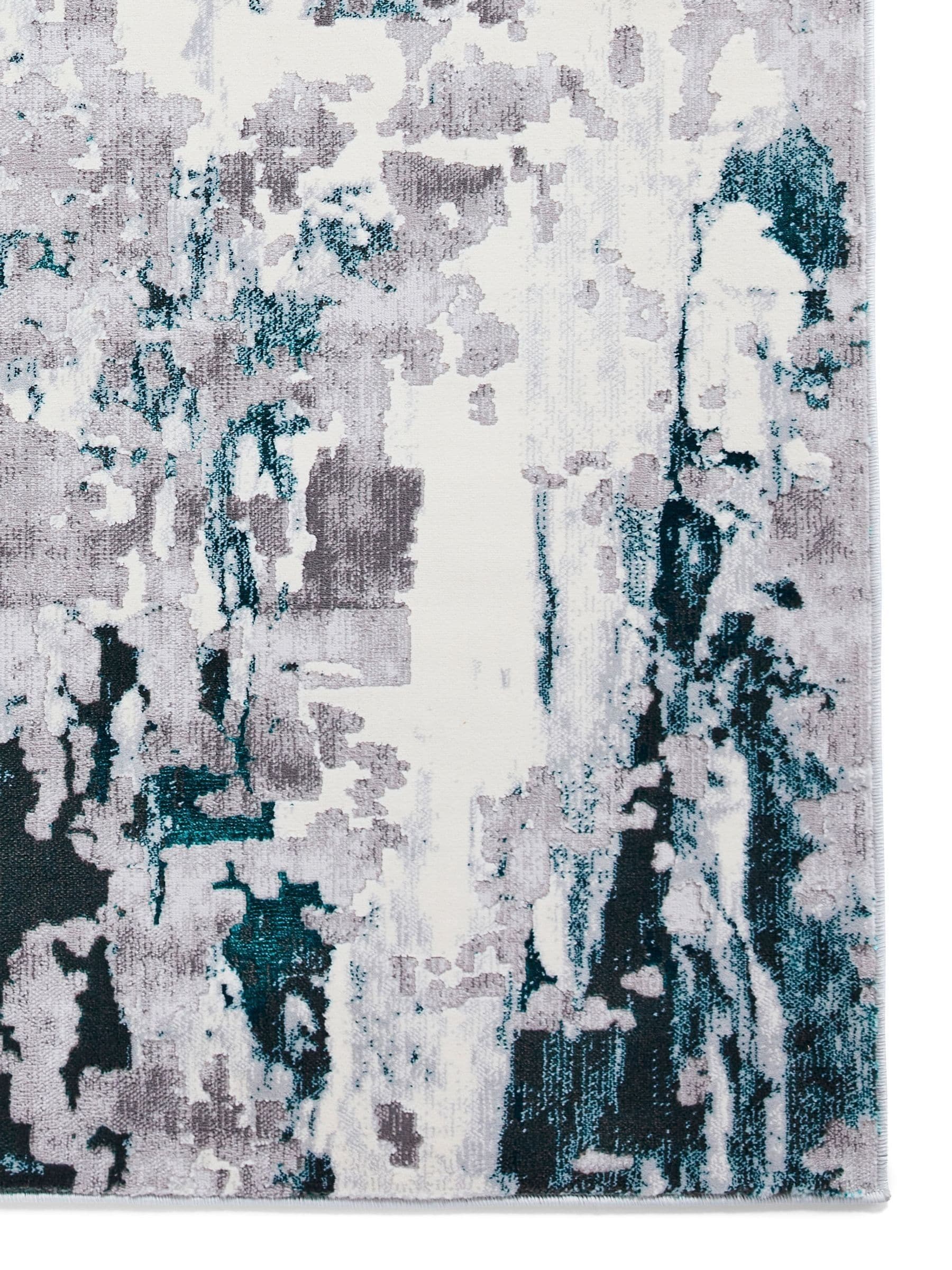 Think Rugs Apollo grey abstract rug (British brand)