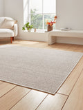 Think Rugs White Boucle Rug machine-made - British product