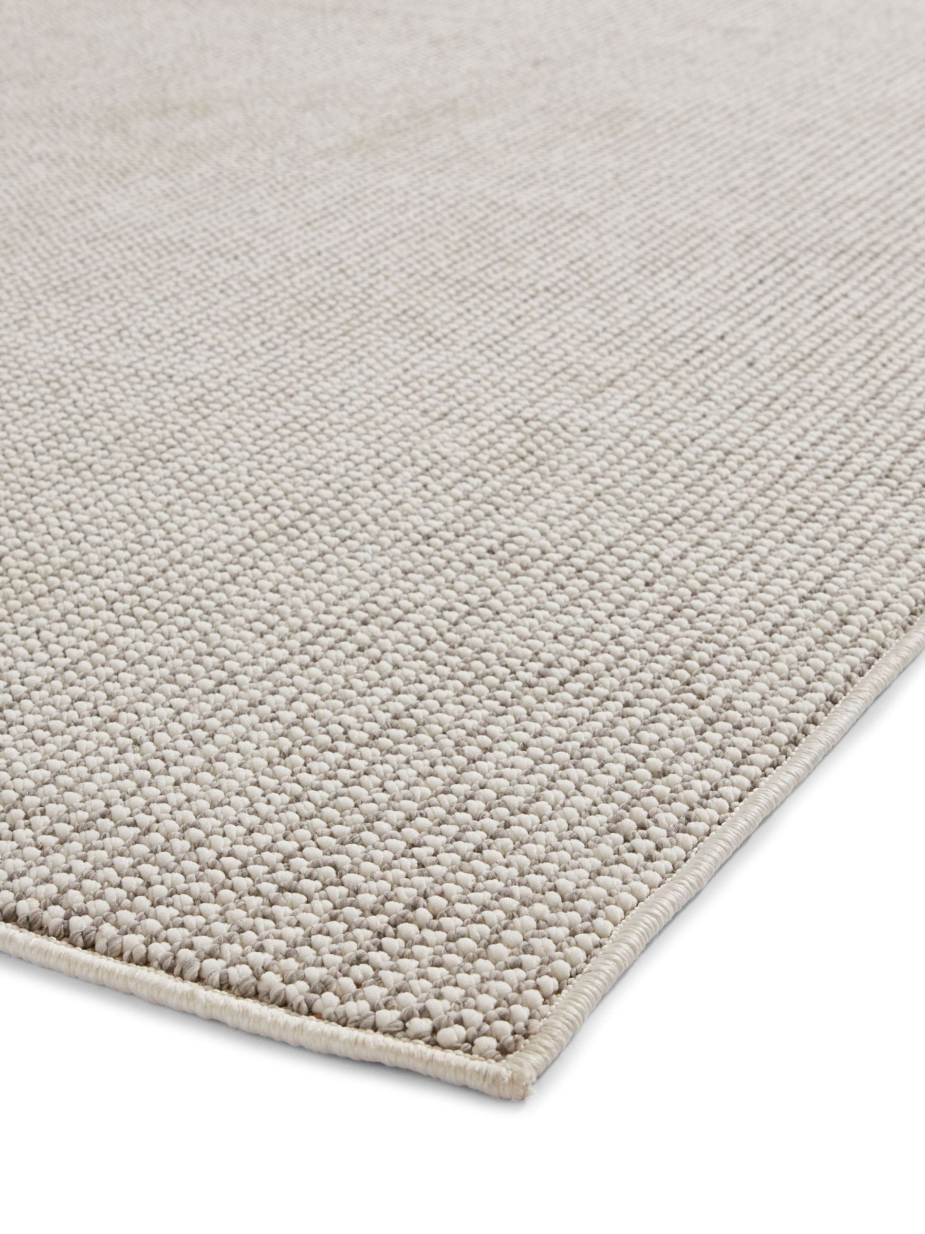 Think Rugs White E6404 Boucle Rug - British product