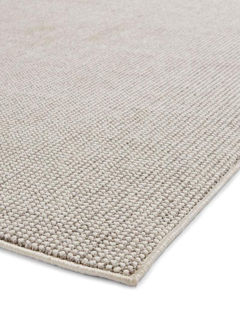 Think Rugs White E6404 Boucle Rug - British product