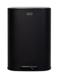 Charles Bentley black pedal kitchen bin 50L (British brand)