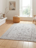 Think Rugs grey vintage rug, imported from the UK