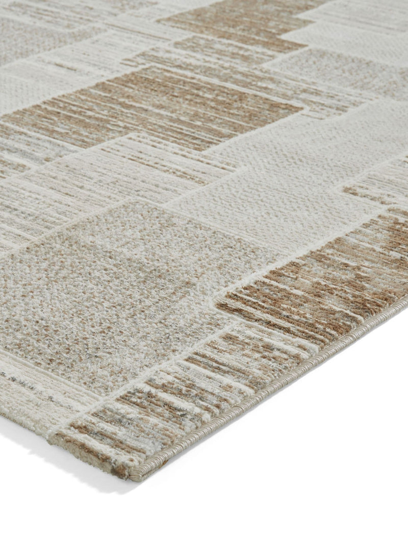Think Rugs creation geometric rug grey polyester - British product