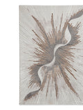 Think Rugs Bronze Creation modern abstract rug, imported from the UK