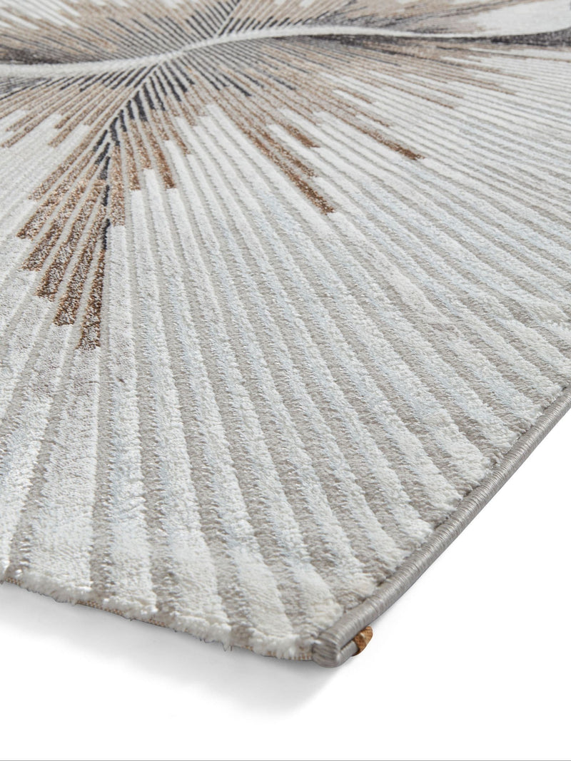 Think Rugs Bronze Creation modern abstract rug, imported from the UK
