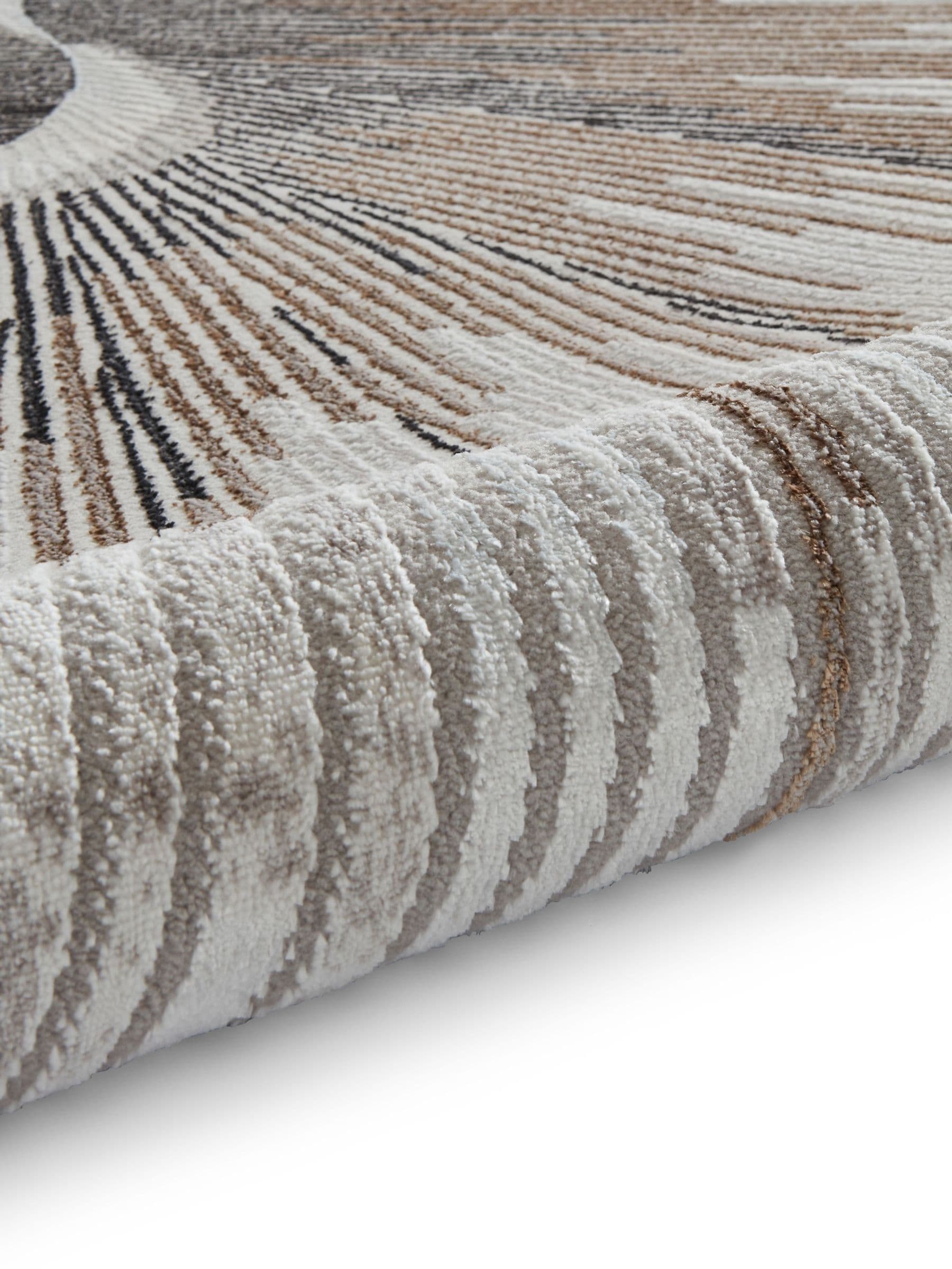 Think Rugs Bronze Creation modern abstract rug, imported from the UK