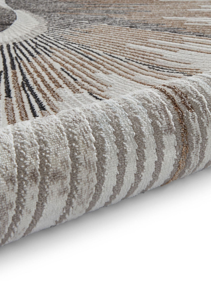 Think Rugs Bronze Creation modern abstract rug, imported from the UK