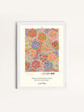 Laura Ashley Multi Fulford Patchwork Medium Wall Art Frame