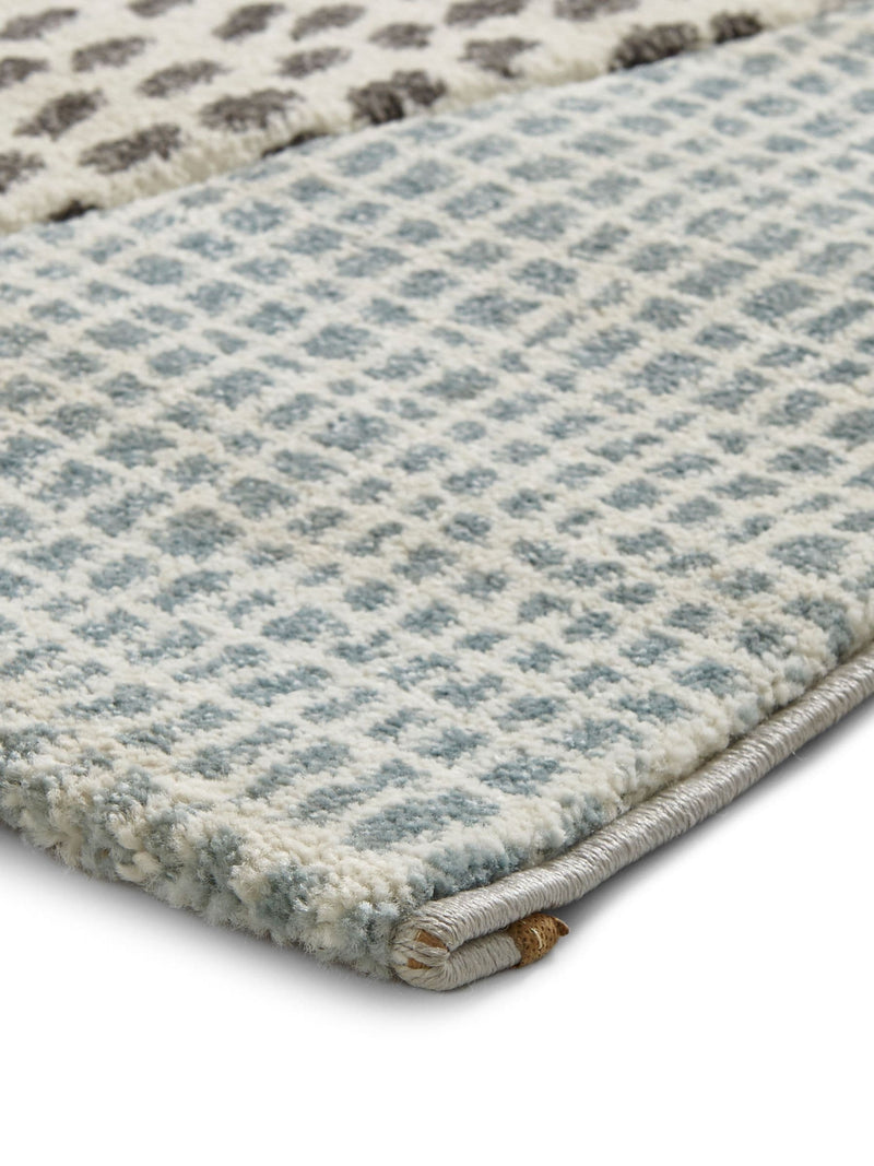 Think Rugs Blue Brooklyn rug, imported from the UK