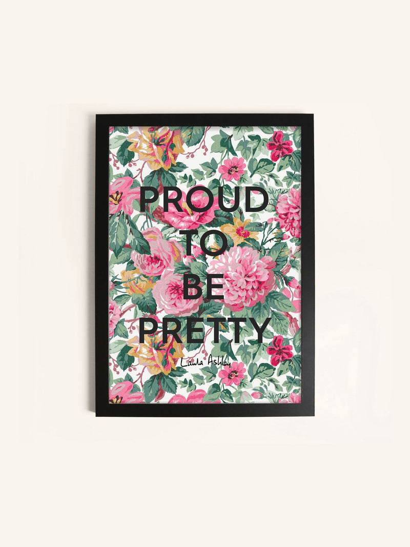 Laura Ashley Multi Aveline Slogan wall art medium - imported from the UK