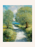 Laura Ashley Green Country Lane small wall art (British brand)