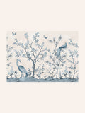 Laura Ashley Blue Tregaron wall art frame medium, imported from the UK