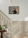 Laura Ashley Black Archive wall art frame medium (British brand)