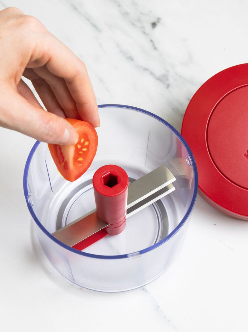 KitchenAid red manual food chopper - British product