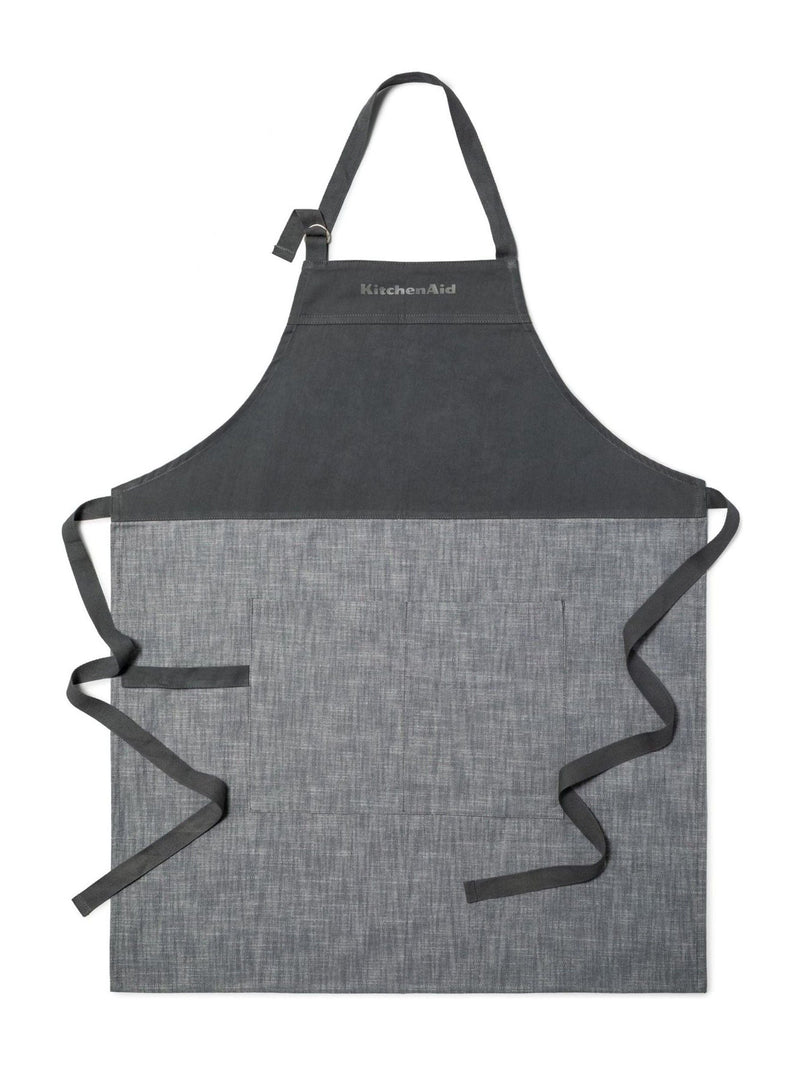 KitchenAid grey cotton adjustable apron (British brand)