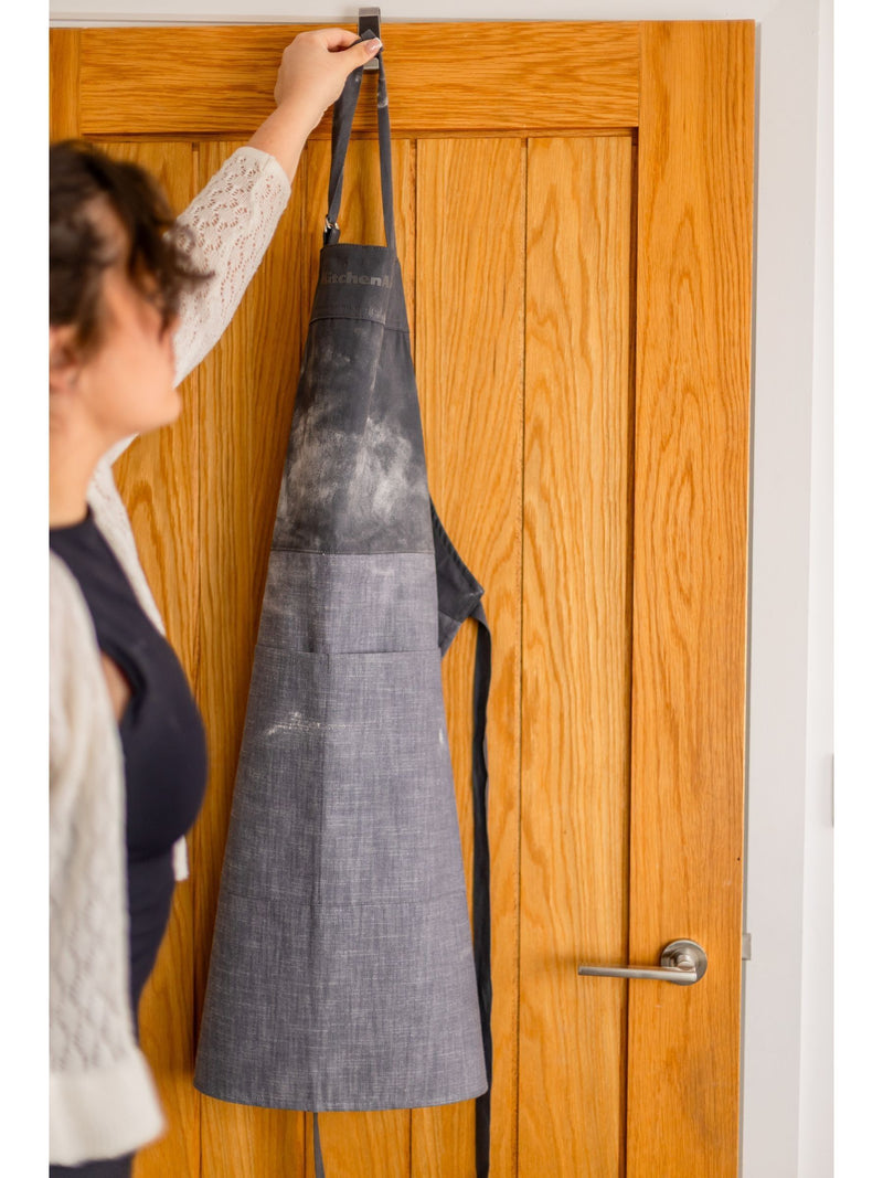 KitchenAid grey cotton adjustable apron (British brand)