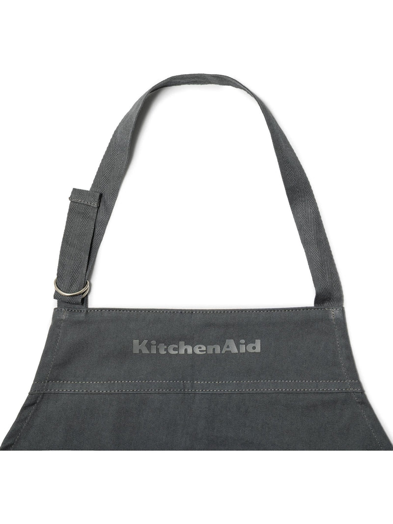 KitchenAid grey cotton adjustable apron (British brand)