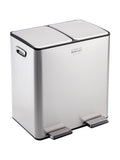 Charles Bentley 30L dual compartment kitchen bin stainless steel (British brand)