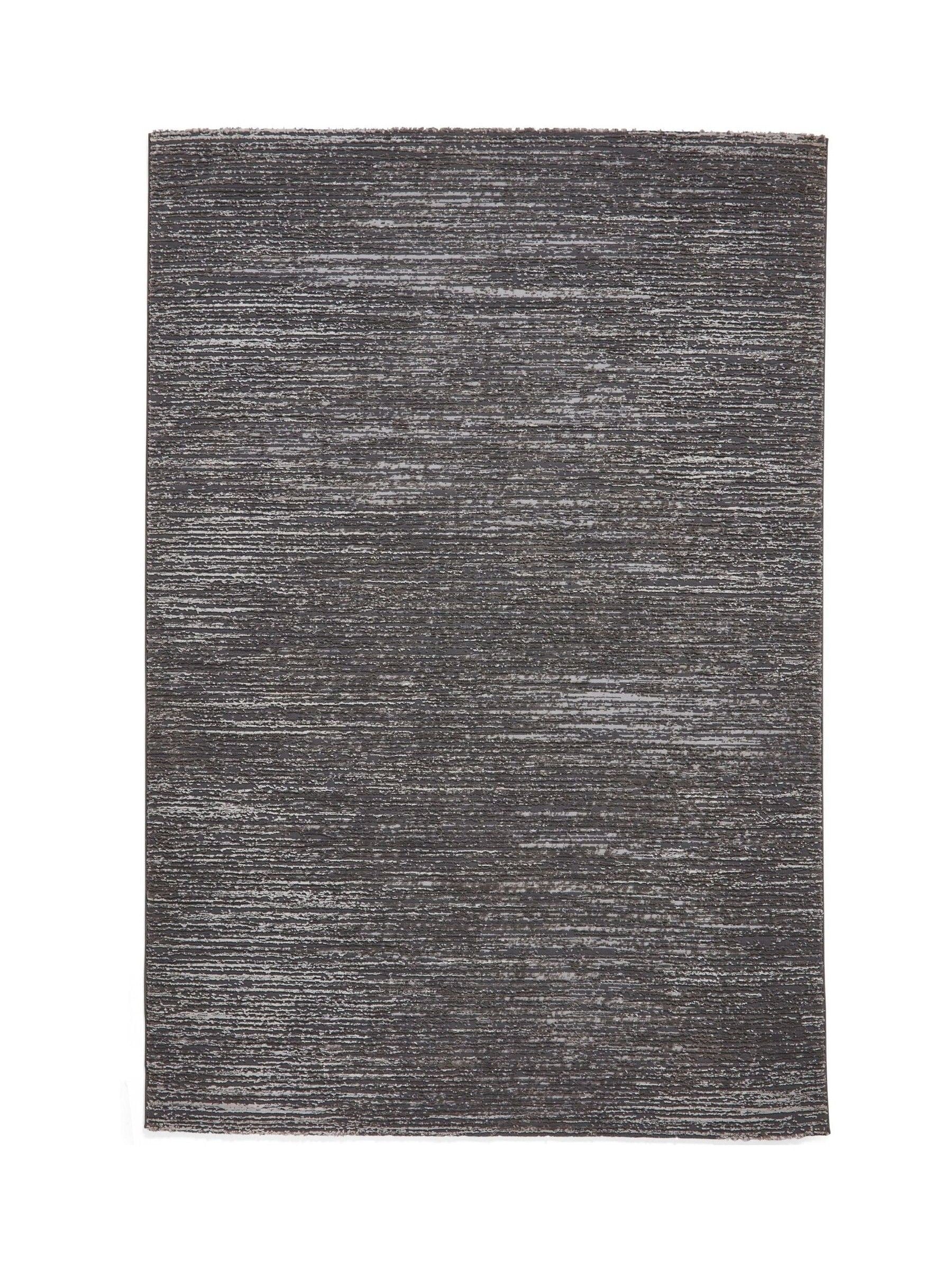 Think Rugs Charcoal Flores 1930 modern rug, UK version