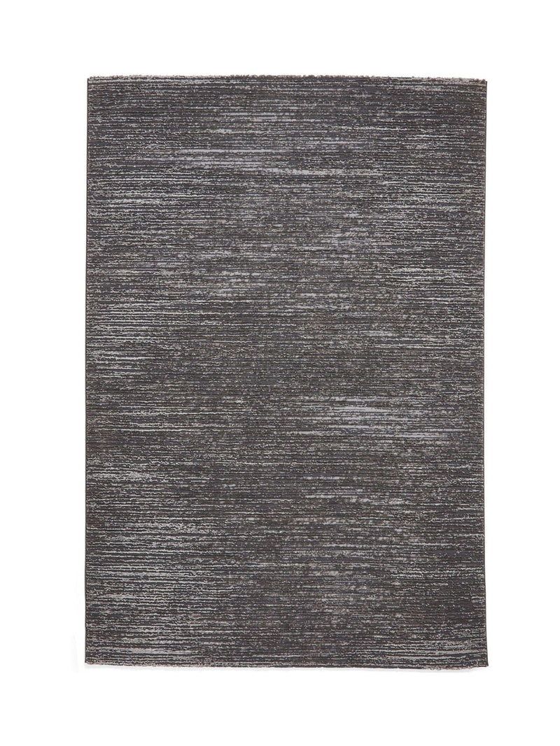 Think Rugs Charcoal Flores 1930 modern rug, UK version
