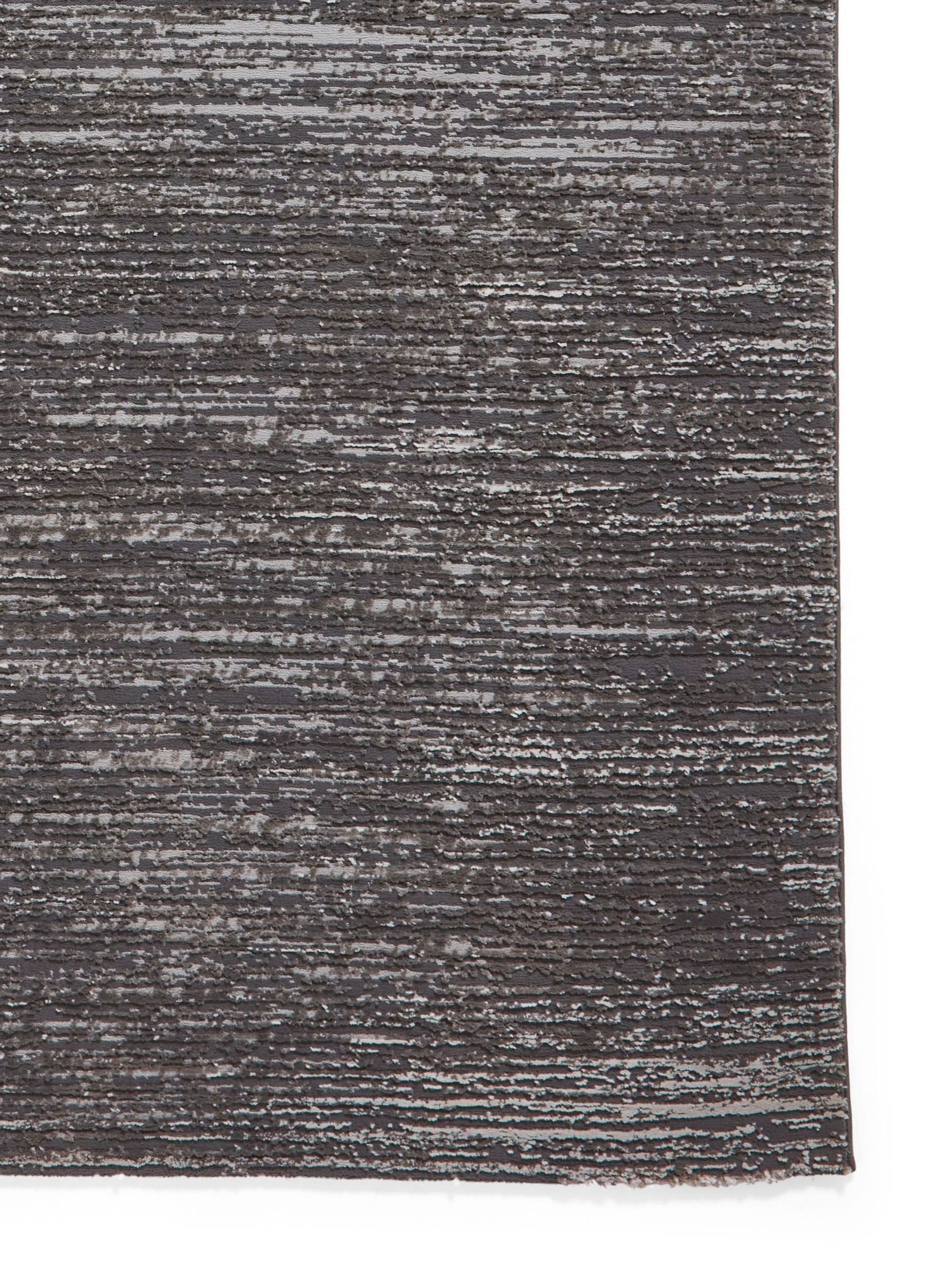 Think Rugs Charcoal Flores 1930 modern rug, UK version