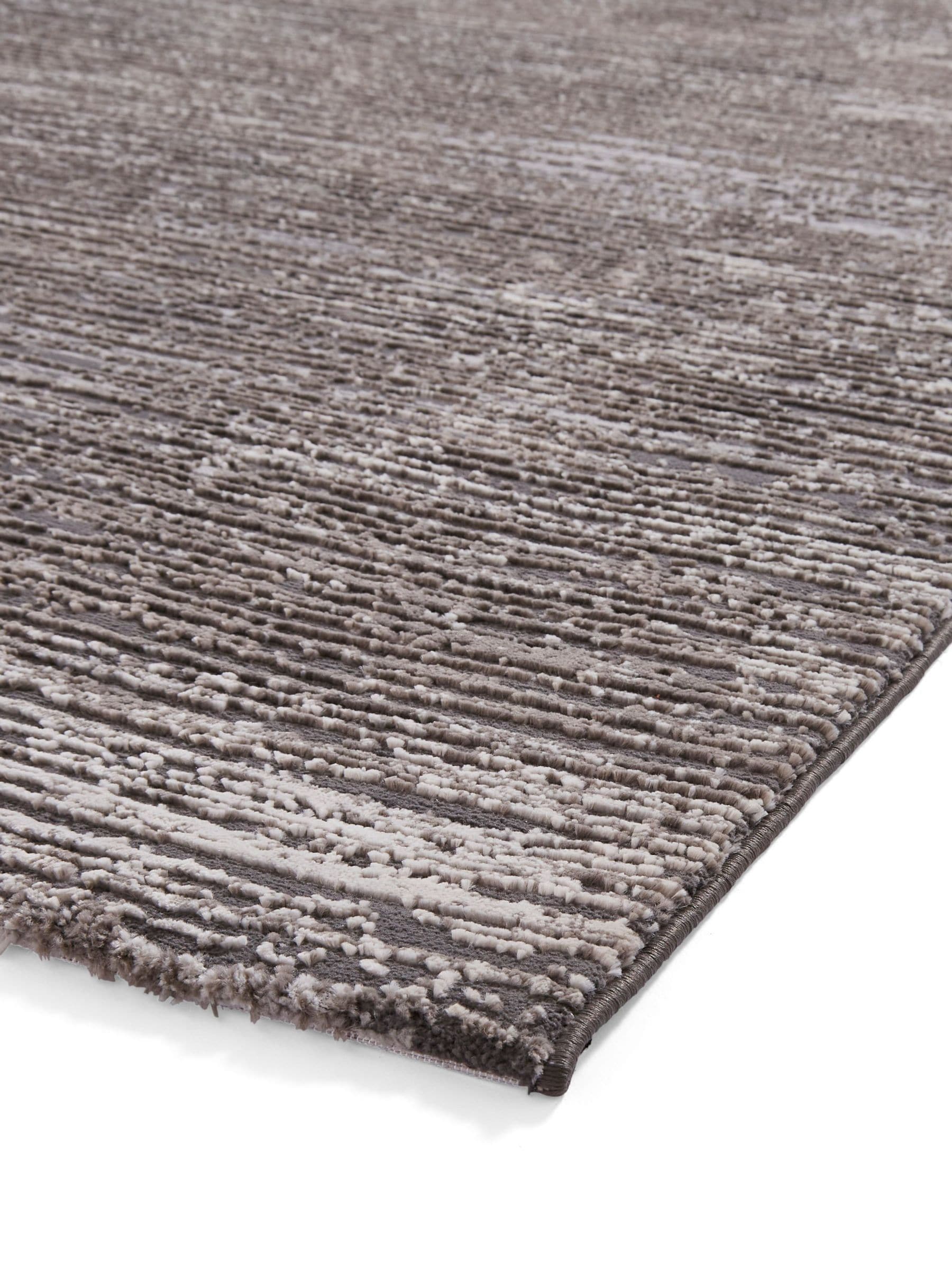 Think Rugs Charcoal Flores 1930 modern rug, UK version