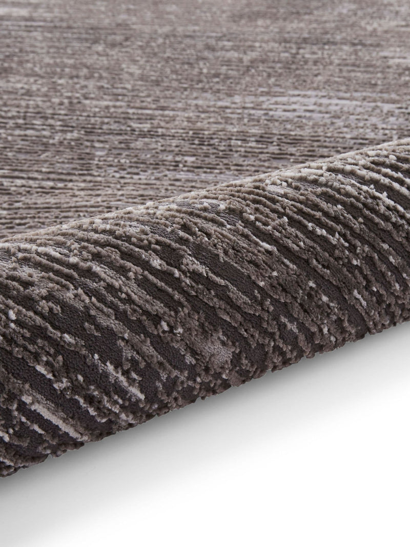 Think Rugs Charcoal Flores 1930 modern rug, UK version