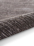Think Rugs Charcoal Flores 1930 modern rug, UK version