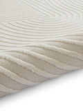 Think Rugs cream Flores modern rug, UK version