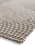 Think Rugs Mink Flores modern rug 100% polyester, UK version