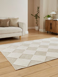 Think Rugs Lyna beige modern rug, UK version