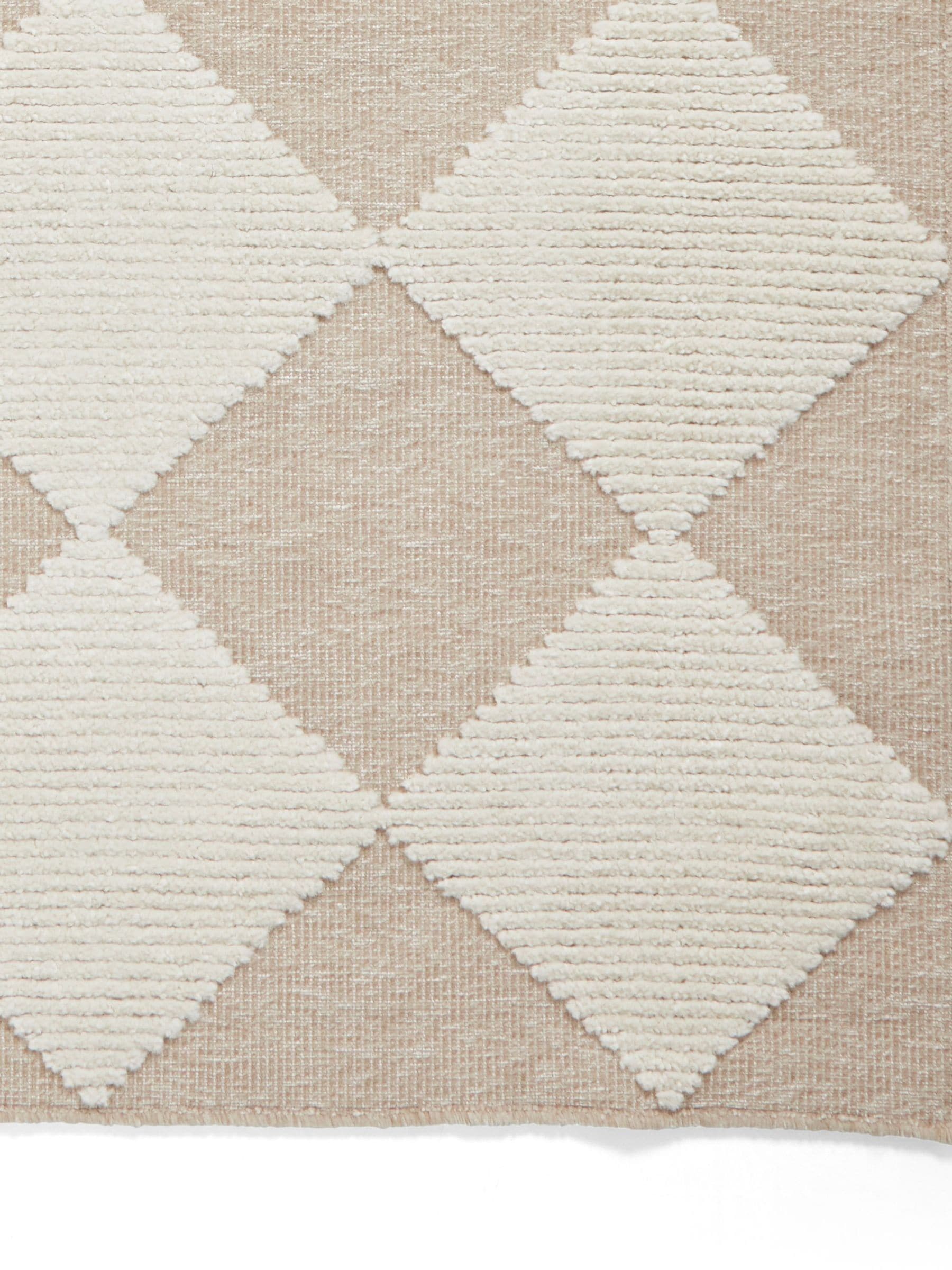 Think Rugs Lyna beige modern rug, UK version