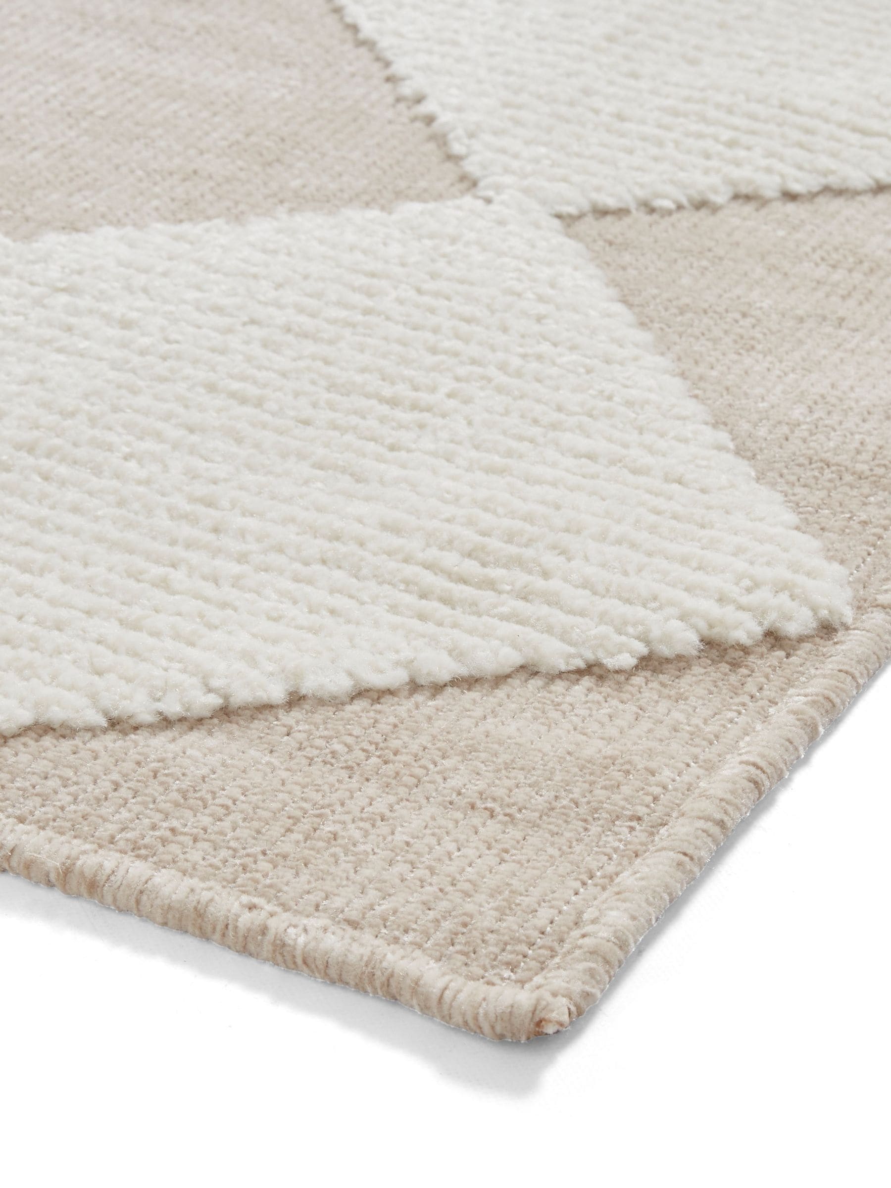 Think Rugs Lyna beige modern rug, UK version