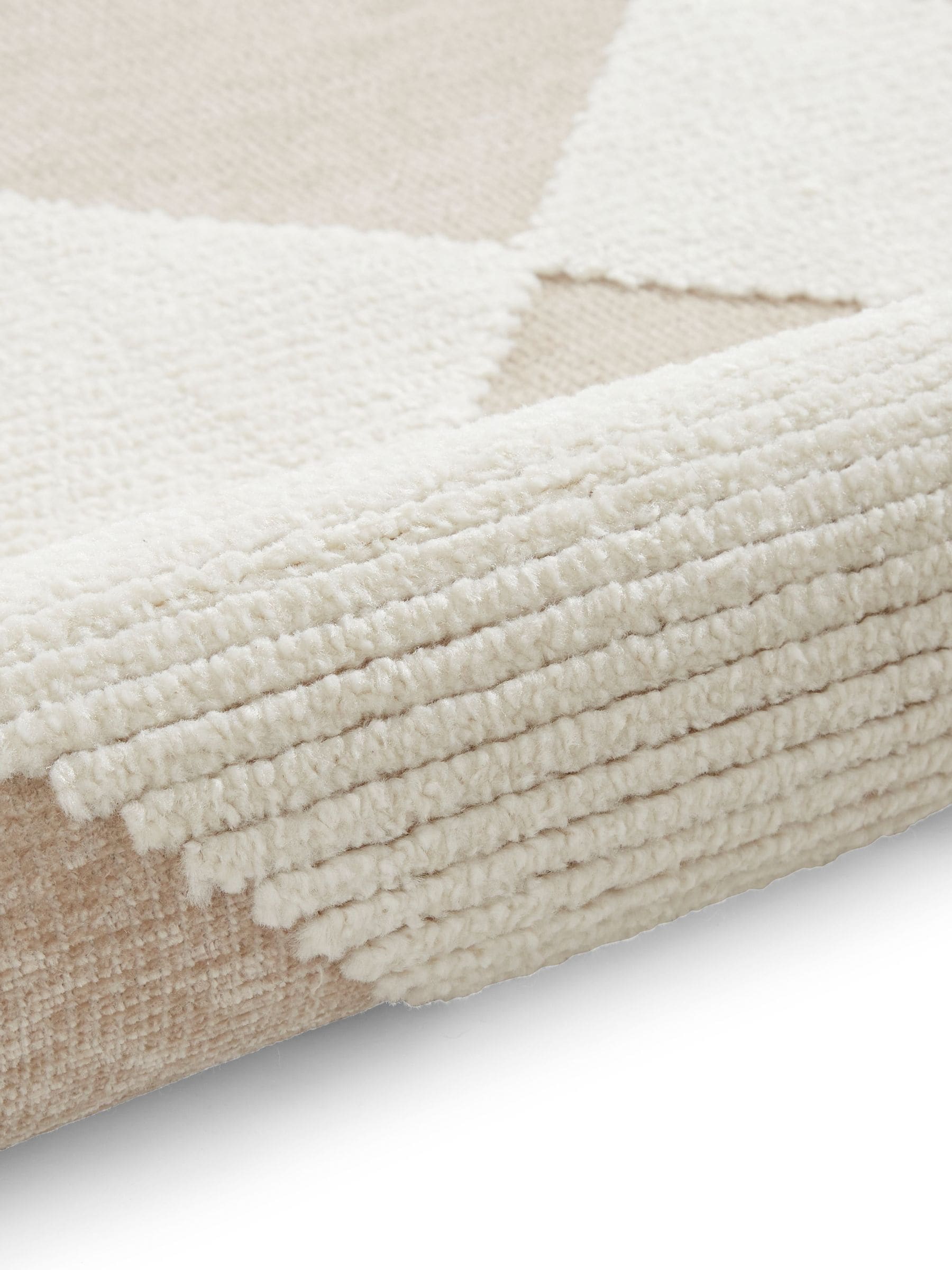 Think Rugs Lyna beige modern rug, UK version