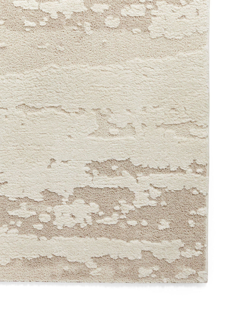 Think Rugs Cream Elio modern abstract rug, UK version