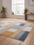 Think Rugs Multi Matrix geometric rug, imported from the UK