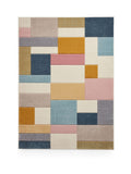 Think Rugs Multi Matrix geometric rug, imported from the UK