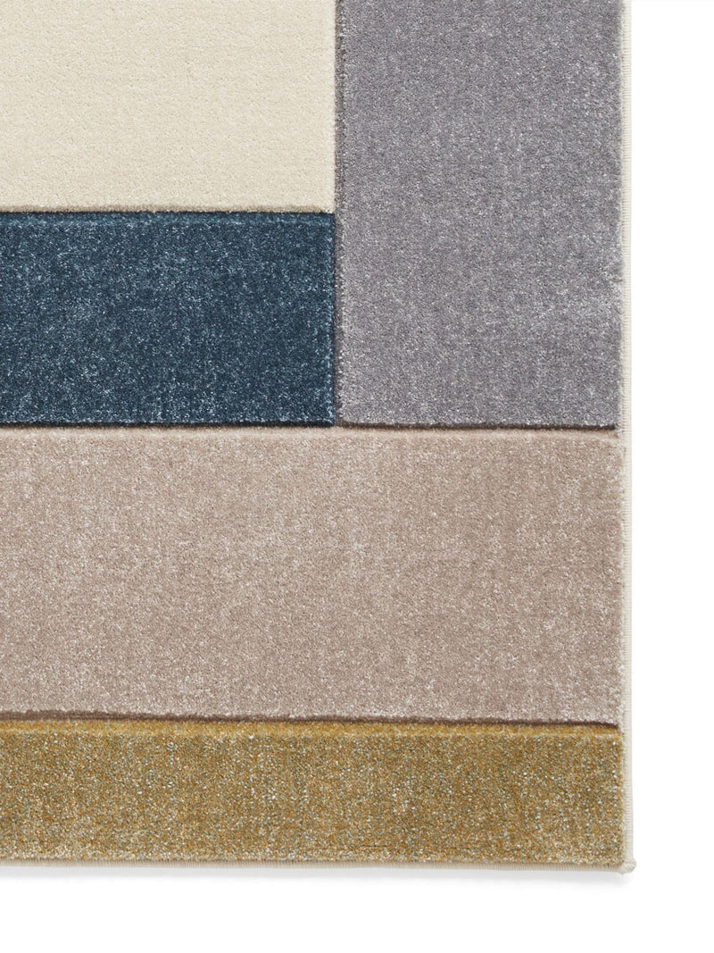 Think Rugs Multi Matrix geometric rug, imported from the UK