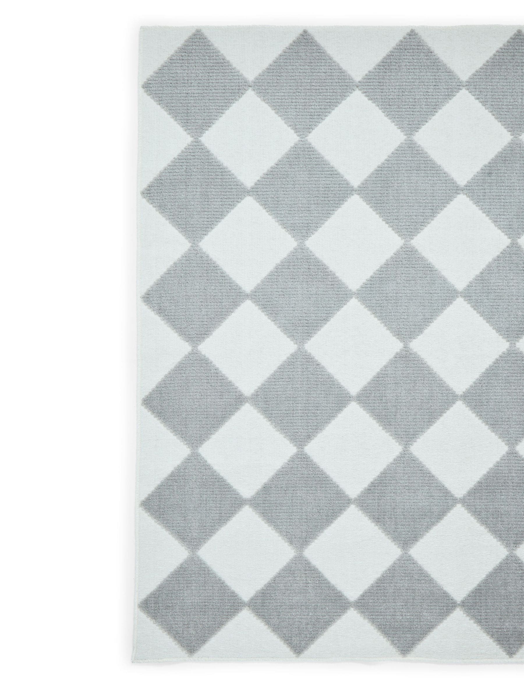 Think Rugs Lyna washable modern rug in cream (British brand)