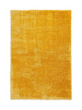 Think Rugs Yellow Lux Shaggy rug - British product