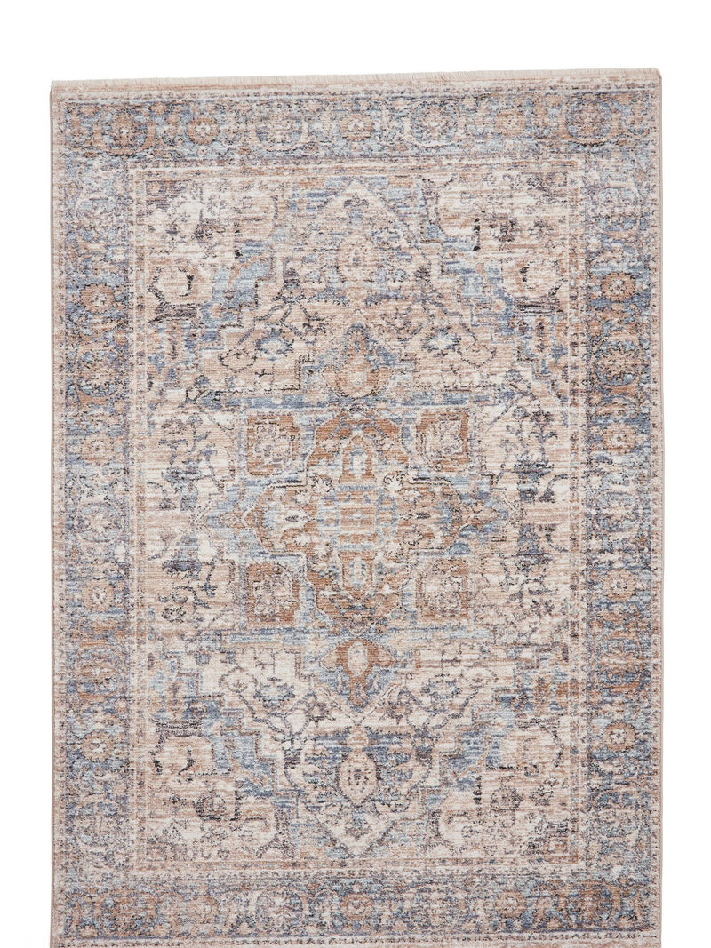 Think Rugs Blue vintage rug (British brand)