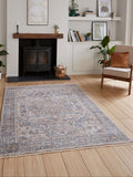 Think Rugs Blue vintage rug (British brand)